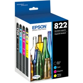 T822 Epson Genuine 822 Ink Cartridge for WorkForce Pro WF-3820 4820 4830 4844