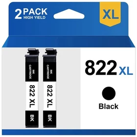 1-5 822XL T822 Ink compatible with Epson WorkForce WF-3823 WF-4820 WF-3855