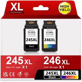 PG-245XL CL-246XL Ink Cartridge for Canon PIXMA MG2522 MG2520 2525 TS3122 MX490
