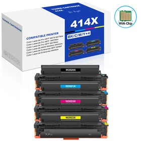 Toner WITH CHIP Compatible with HP W2020X 414X Laserjet Pro M454dn M479fdw Lot