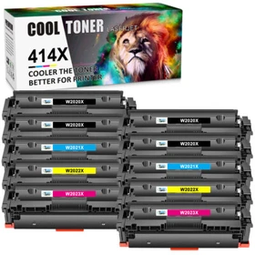 W2020A 414X Compatible with HP 414A Toner Laserjet Pro M454dn M454dw No Chip lot