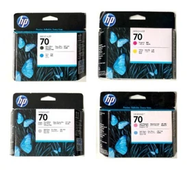 HP Printhead No. 70 DesignJet Z2100 Z5200 Photosmart B9180 / C9404A to C9407A