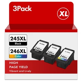PG-245XL CL-246XL Ink Cartridges for Canon PIXMA MG2522 MG2520 TR4520 MX490 LOT