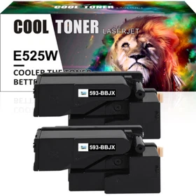 593-BBJX Toner Cartridge Compatible With Dell Color Laser E525W 525W Printer lot