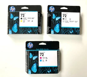 Genuine Printhead HP No 72 Designjet T610 T620 T790 T1100 T1200 C9384A -C9380A