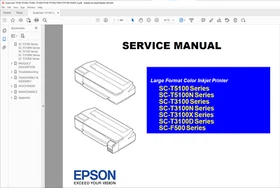 Epson L810 series, L850 series Service Manual Rev. A