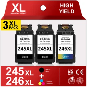 Black Color PG-245XL CL-246XL Ink Cartridge for Canon PIXMA MG2920 MG2522 MG2550