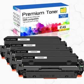 1-4PK W2020X Toner Cartridge Compatible for HP 414X LaserJet Pro M454dn M454dW