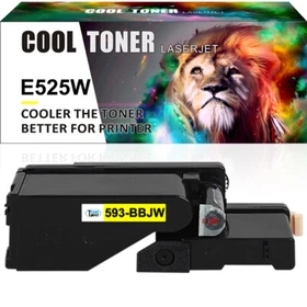 593-BBJX Toner Cartridge Compatible With Dell Color Laser E525W 525W Printer lot