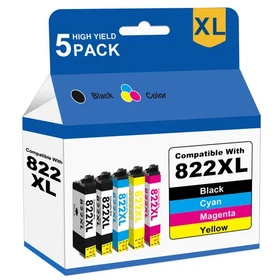 822XL T822 Ink Cartridge compatible with Epson WorkForce WF-3820 WF-4833 WF-4830