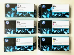 Original Ink HP Designjet T3500 E MFP / No. 764 / C1Q13A - C1Q18A Ink Cartridge