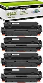 High-Yield 1-4PK W2020X 414X Black Toner Cartridge for HP M455dn M454dw M454dn