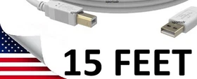 New LONG USB Cable Plug Cord for HP Photosmart Printer :MODEL number INSIDE