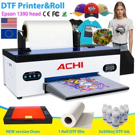 A3+ DTF Printer Direct to Film Tshirt Flatbed Heat Transfer EPSON1390 Printer US
