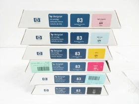 HP INK 83 SERIES CHOICE - MADE IN 2018 C4940A C4941A C4942A C4943A C4944A C4945A