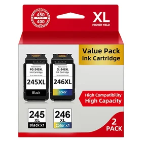 PG-245XL CL-246XL Ink Cartridge for Canon PIXMA MG2920 MG2522 MG2550 MX490 MX492