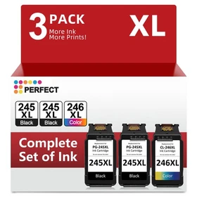 245XL Ink Cartridge for Canon PG-245XL CL-246XL PIXMA MG3020 MG2522 TR4522 MX492