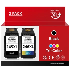 PG-245XL CL-246XL Ink Cartridge For Canon PIXMA TS3120 TS202 MG2924 MG2500 Lot