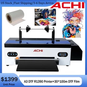 A3 DTF Printer Direct to Trasnfer Film T-shirt Print Epson 1390 printhead