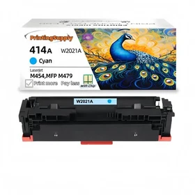4 Pack Toner Cartridges with CHIP for HP 414A W2020A - W2023A HP M454dn M454dw