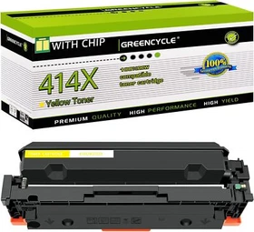 1/2/3/4PK W2022X 414X Yellow Toner Cartridge for HP Laserjet Pro M454dn M454dw