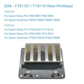 DX6 Golden Face  Solvent Epson Printhead For EPS 7890 9890 7700 9700 7900 9900