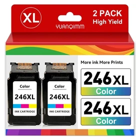 Cartridges CL246XL for Canon Pixma MX490 MG2520 MG3000 TS302 TS202 TS3420 TR4520