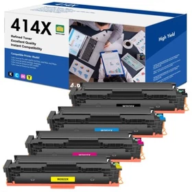 Toner WITH CHIP Compatible with HP W2020A 414A 414X Laserjet M454dw M479fdw Lot