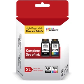 PG-245XL High Yield Ink Cartridges for Canon Pixma MG2522 TS3322 TR4522 CL-246XL