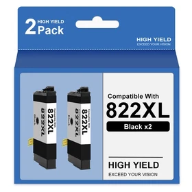 822XL Ink for Epson 822 XL WorkForce WF-4834 WF-4820 WF-4830 WF-3823 WF-4833
