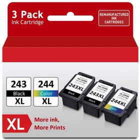 PG243XL CL244XL BlackColor Ink for Canon Pixma MG2450 MG2520 MG2522 MG3020 MX495