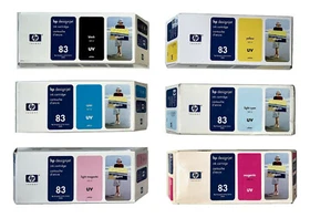 Genuine HP DesignJet 5000 5500 / No 83 UV C4940A C4941A C4942A C4943A C4945A