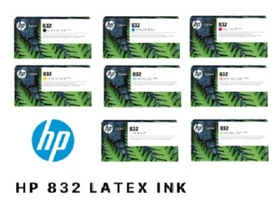 Original Ink HP LATEX 700 700W / No. 832 4UV75A -4UV82A 1000ml INK Cartridges