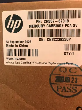 CR357-67019 HP Mercury Carraige Pca Sv