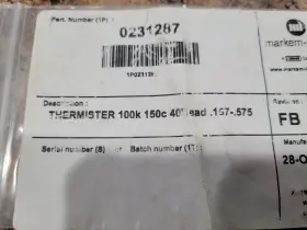 0231287 MARKEM IMAJE Thermister Lead #3