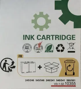 B088TLSXXH PALMTREE Ink Cartridges Canon Pixma #3