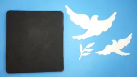 666080 SIZZIX Bigz Die Colombe Doves #2