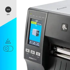 ZT41142-T010000Z ZEBRA Thermal Transfer Printer Dpi Print #3