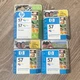 HP 57 Tri-Color Printer Ink Cartridges LOT OF 4 PACKS SEALED EXP 06 - 09