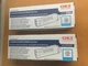 Lot of 2 OKI Genuine Cyan Cartridges C5500/C5650/C5800 p/n 43381903, 43324403