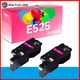 (2-Pack,Magenta) Dell 525 E525W Toner Cartridge Replacement for 525W Printer