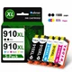 5PK 910XL Ink Cartridges W/Chip For HP OfficeJet 8022 8015e, Pro 8020 8025 8028