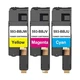 3-Pack PREMIUM Toner Cartridge Set for Dell E525w E525 525w 593-BBJW BBJU BBJV