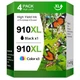 910XL Ink Cartridges for HP OfficeJet Pro 8020 8028 8025 8022 8010 Printer-4Pack