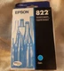 Epson 822 Cyan Ink Cartridge T822220-S Genuine DURABrite Ultra WF-3820 WF-4830