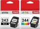 PG-243XL CL-244XL Ink Cartridge for Canon 243 244 MG2950 MG2520 MG2525 MX490 Lot