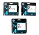 3 x Printheads HP Designjet T610 T620 T790 T1100 T1200 / No. 72 C9384A -C9380A