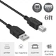 6ft USB 2.0 Cable Cord for Kodak Esp Office 2150 2170 6150 All-in-One Printers