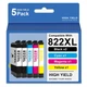 822XL Ink for Epson 822 XL WorkForce WF-4834 WF-4820 WF-4830 WF-3823 WF-4833