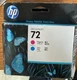 Genuine HP 72 Magenta Cyan Printhead C9383A 2013 14 17 Factory Sealed Others